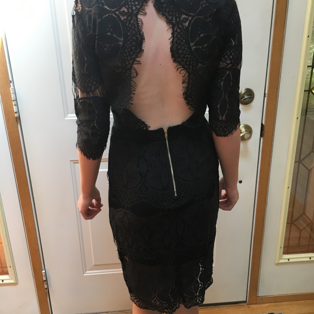 Sexy black dress